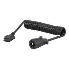 CURT 57282 8' Electrical Adapter Harness (7-Way RV Blade Vehicle to 5-Way Flat Trailer)