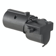 CURT 57724 Adapter with Backup Alarm (7-Way RV Blade Vehicle to 4-Way Flat Trailer)