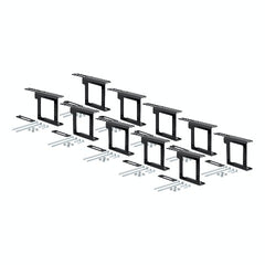 CURT 58001010 Easy-Mount Wiring Brackets for 4 or 5-Way Flat (2 Receiver, 10-Pack)