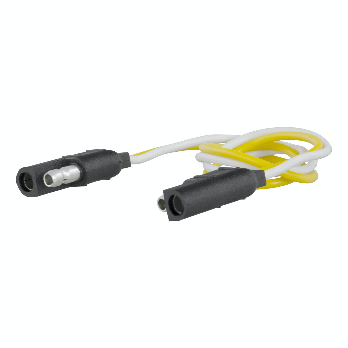 CURT 58021 2-Way Flat Connector Plug and Socket with 12 Wires (Packaged)