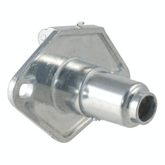 CURT 58090 6-Way Round Connector Socket (Vehicle Side, Diecast Metal)