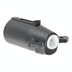 CURT 58140 7-Way RV Blade Connector Plug (Trailer Side, Black Plastic)