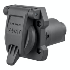 CURT 58155 Heavy-Duty 7-Way RV Blade Connector Socket (Vehicle Side)