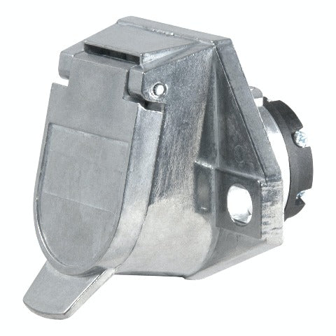 CURT 58170 7-Way Round Connector Socket (Vehicle Side)