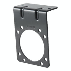 CURT 58510 Connector Mounting Bracket for 7-Way RV Blade (Heavy-Duty, Black)