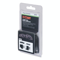 CURT 58761 4-Way Flat Connector Dust Cover Set (Packaged)