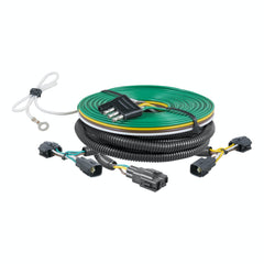 CURT 58902 Custom Towed-Vehicle RV Wiring Harness, Select Jeep Wrangler TJ