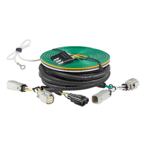 CURT 58996 Custom Towed-Vehicle RV Wiring Harness for Dinghy Towing, Fits Select Ford Bronco without LED Taillights