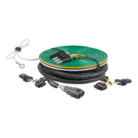 CURT 58997 Custom Towed-Vehicle RV Wiring Harness for Dinghy Towing, Fits Select Jeep Compass