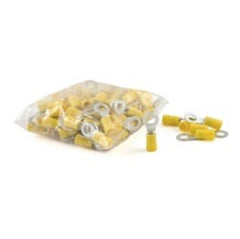 CURT 59534 Ring Terminals (12-10 Wire Gauge, 1/4 Stud Size, 100-Pack)