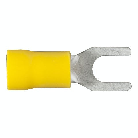 CURT 59631 Spade Terminals (12-10 Wire Gauge, #10 Stud Size, 100-Pack)