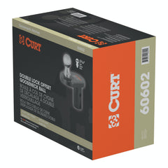CURT 60602 Double Lock 2-5/16 Offset Gooseneck Ball (4 Rearward Offset)