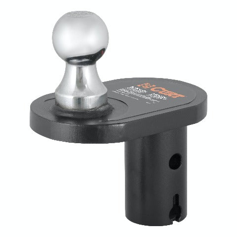 CURT 60602 Double Lock 2-5/16 Offset Gooseneck Ball (4 Rearward Offset)