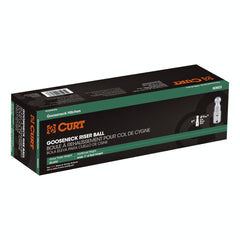 CURT 60603 Double Lock 2-5/16 Riser Gooseneck Ball (1 Rise for Bed Liner)