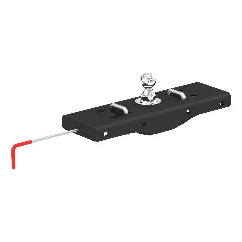 CURT 60619 Double Lock EZr Gooseneck Hitch, 2-5/16 Ball, 30K (Brackets Required)