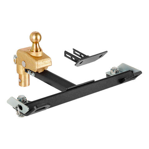 CURT 60668 RockerBall Multi-Fit OEM Puck System Gooseneck Ball with 4" Offset