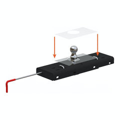 CURT 60910 Gooseneck Hitch Isolator Film for Aluminum Truck Beds