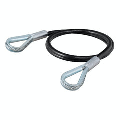 CURT 70007 Replacement 36 x 3/8 Diameter Tow Bar Base Plate Safety Cable (7,500 lbs)