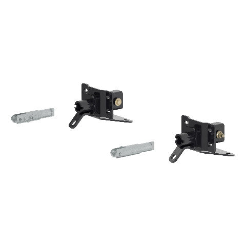 CURT 70143 Custom Tow Bar Base Plate Brackets for Dinghy Towing, Fits Select Ford Bronco with Modular or Standard D-Ring Bumper