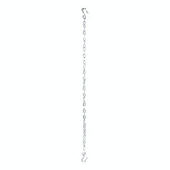 CURT 80011 48 Safety Chain with 2 S-Hooks (2,000 lbs, Clear Zinc, Packaged)