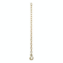CURT 80303 35 Safety Chain with 1 Clevis Hook (12,600 lbs, Yellow Zinc)
