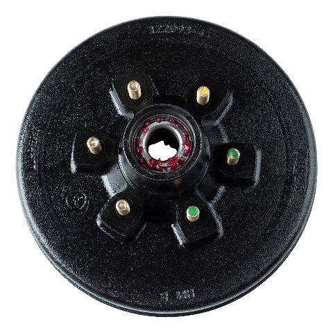 CURT 814202 12" RV Brake Drum Hub Assembly for 6,000-lb. Axle - 6 on 5.5", 1/2" Stud (Fully Assembled)