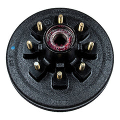 CURT 814203 12" RV Brake Drum Hub Assembly for 7,000-lb. Axle - 8 on 6.5", 1/2" Stud (Fully Assembled)