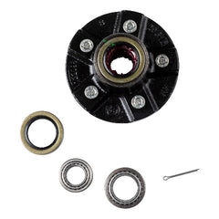CURT 814207 Idler Hub, 5 on 4.5"; 5.5" Hub Flange - 2,200 lbs. (with Bearing Cone Kit)