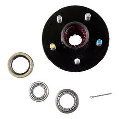 CURT 814207 Idler Hub, 5 on 4.5"; 5.5" Hub Flange - 2,200 lbs. (with Bearing Cone Kit)
