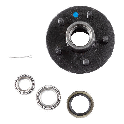 CURT 814208 Idler Hub, 5 on 4.5" - 3,500 lbs. (with Bearing Cone Kit)