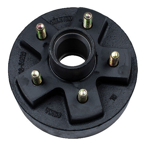 CURT 814209 7" Brake Drum Hub with Bearing Kit - 5 on 4-1/2", 1/2" Studs, 2,200-lb. Axles