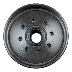 CURT 814213 12" Brake Drum Hub Assembly for 7,000-lb. Axle - 8 on 6.5", 9/16" Stud (with Bearing Cone Kit)