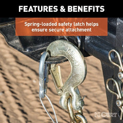 CURT 81999 Replacement Clevis Hook Safety Latch (Fits #81950 or #81960)