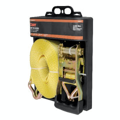 CURT 83047 27' Yellow Cargo Strap with J-Hooks (3,333 lbs.)