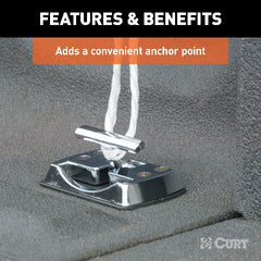 CURT 83060 Fold-Away Rope Hook (1,200 lbs.)