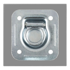 CURT 83600 1-1/2 x 1-1/2 Recessed Tie-Down Ring (5,000 lbs, Clear Zinc)