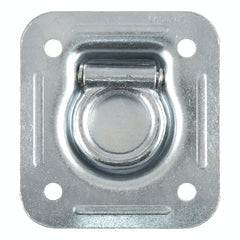 CURT 83600 1-1/2 x 1-1/2 Recessed Tie-Down Ring (5,000 lbs, Clear Zinc)