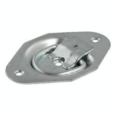 CURT 83601 1-3/8 x 1-7/8 Recessed Tie-Down Ring (1,200 lbs, Clear Zinc)