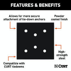 CURT 83607 6 Tie-Down Anchor Backing Plate
