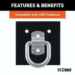 CURT 83607 6 Tie-Down Anchor Backing Plate