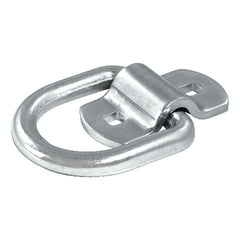 CURT 83742 3 x 3 Surface-Mounted Tie-Down D-Ring (3,600 lbs, Clear Zinc)