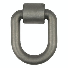 CURT 83780 3x 4 Weld-On Tie-Down D-Ring (15,587 lbs, Raw Steel)