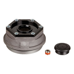 CURT 85373929 Trailer Axle Oil and Dust Cap with Set Screw - 8,000 lbs. Black