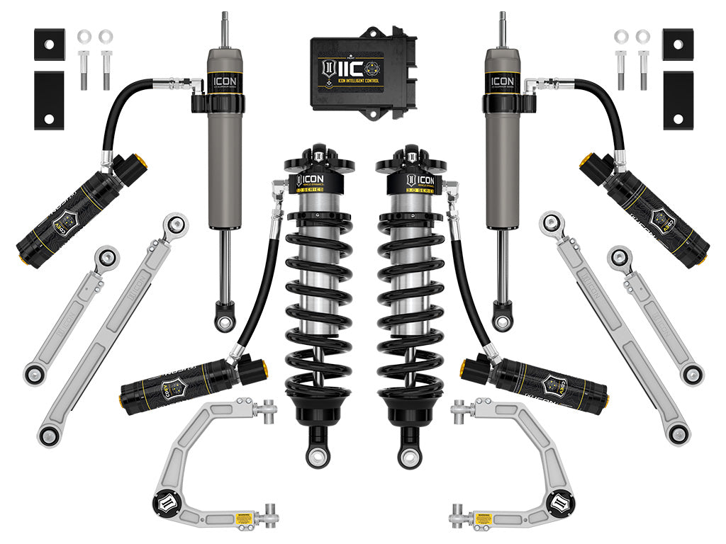 ICON Vehicle Dynamics K53214 1.25-3.25 inch Stage 4 3.0 Suspension System Billet
