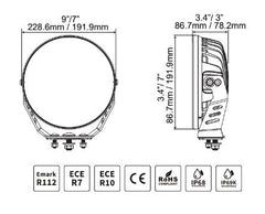 Go Rhino Driving Light 750800711DRS