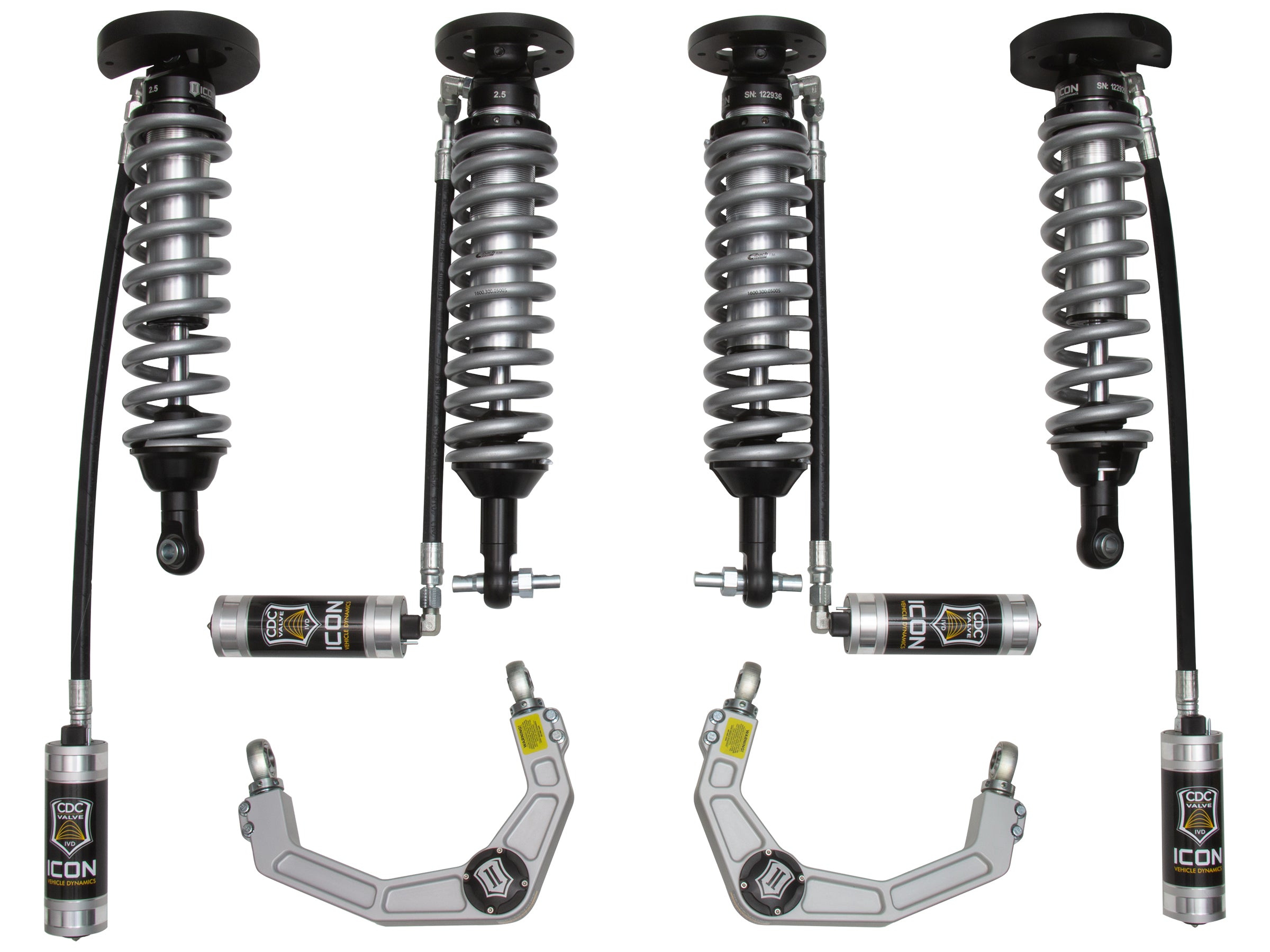 ICON Vehicle Dynamics K93302 .75-2.25 Stage 2 Suspension System with Billet Upper Control Arm