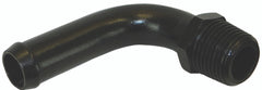 Moroso 65131 Fitting, Air/Oil Sep, Fuel Line, 90 Deg, 1/2 Black