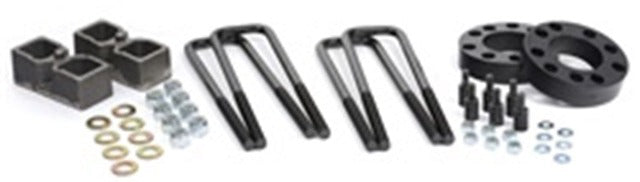 Daystar KG09138BK Suspension Leveling Kit; 2 inch Front Strut Spacers, 2 inch Rear Blocks w/ U-bolts