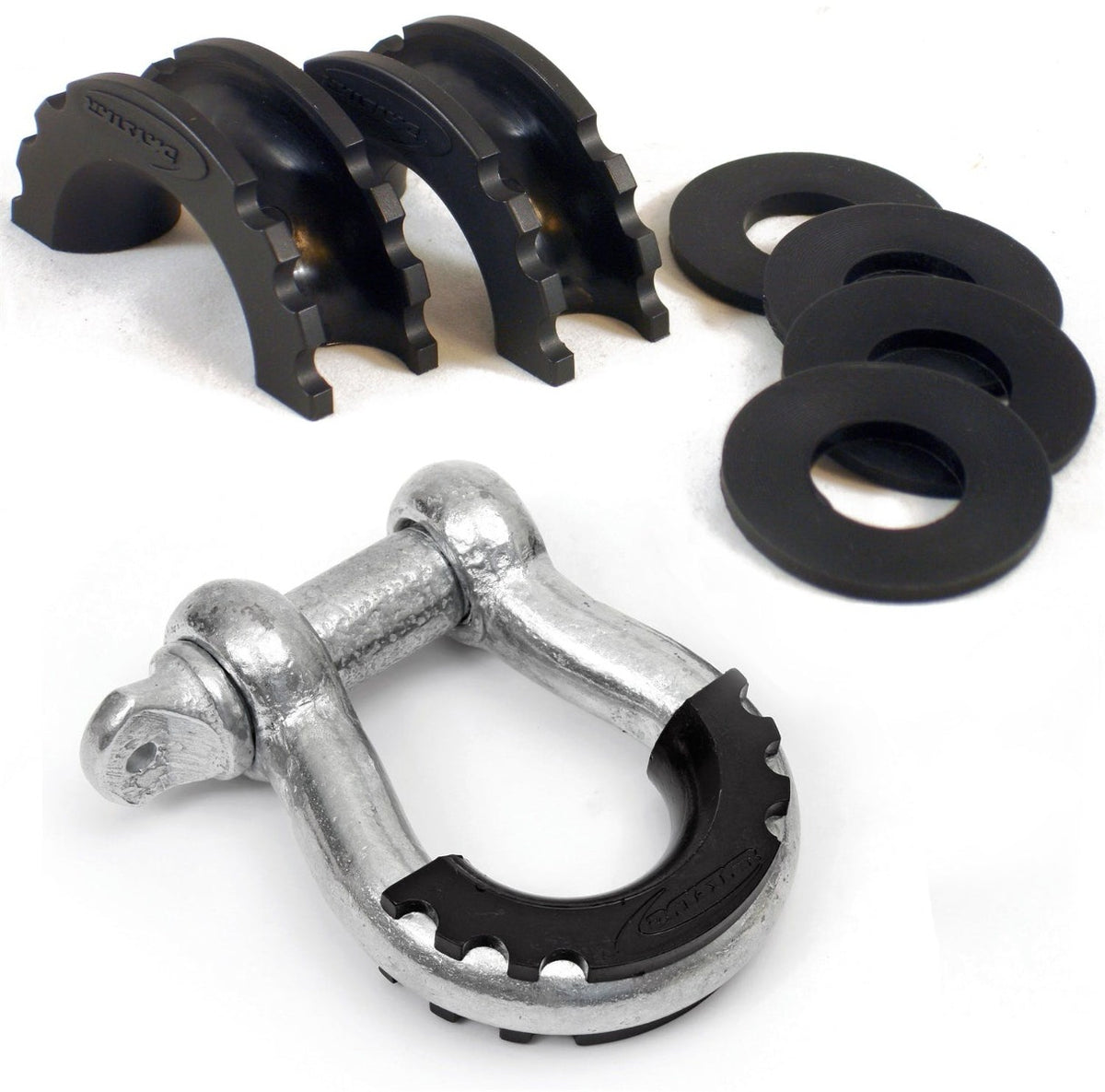 Daystar KU70057BK D-Ring Isolator And Washers; Black