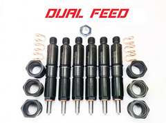 Dynomite Diesel 94-98 5.9L 12V Custom Dual Feed Injector Set - DDP9498-DF